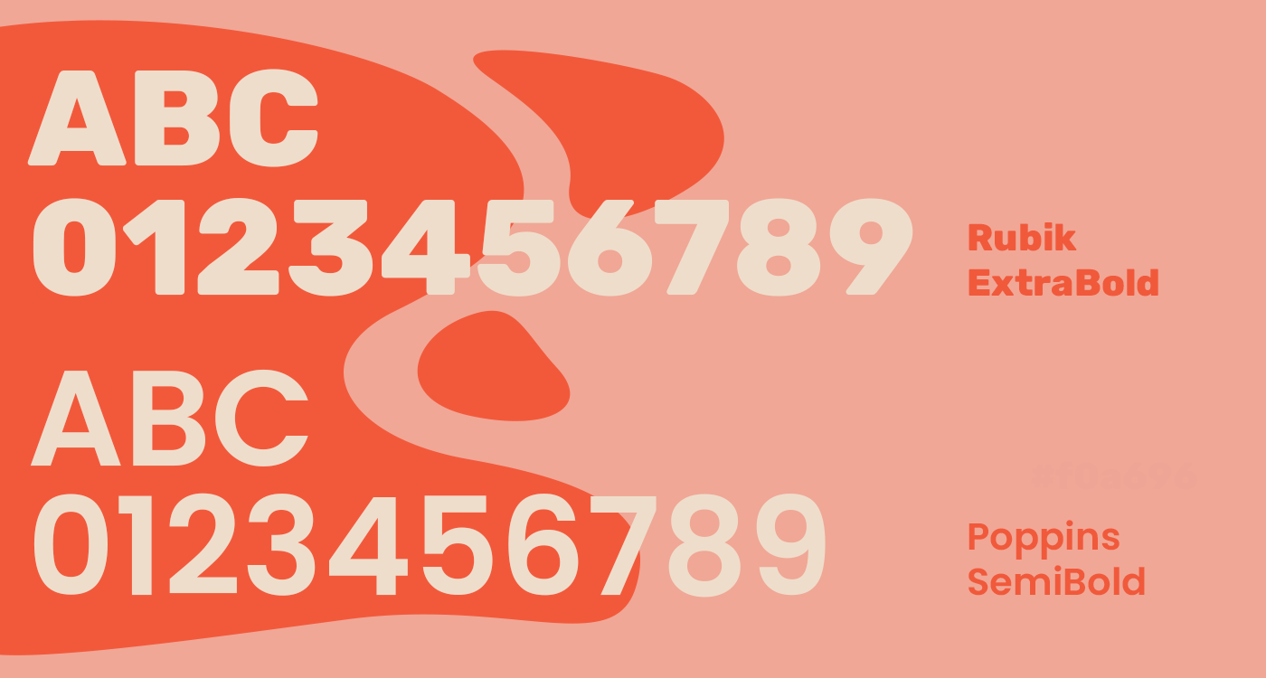 Tipografías empleadas para el logo y los claims